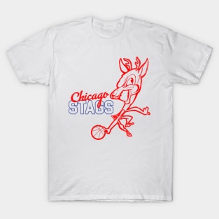 Defunct Chicago Stags Basketball Team T-Shirt